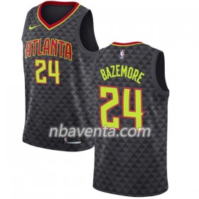 Camiseta Hombre Atlanta Hawks Kent Bazemore 24 Nike 2017-18 Negro Swingman